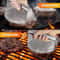 Stainless Steel Smash Burger Press Hamburger Patties Meat Masher Circular Meat Press Mold Kitchen A 3