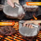 Stainless Steel Smash Burger Press Hamburger Patties Meat Masher Circular Meat Press Mold Kitchen A 3