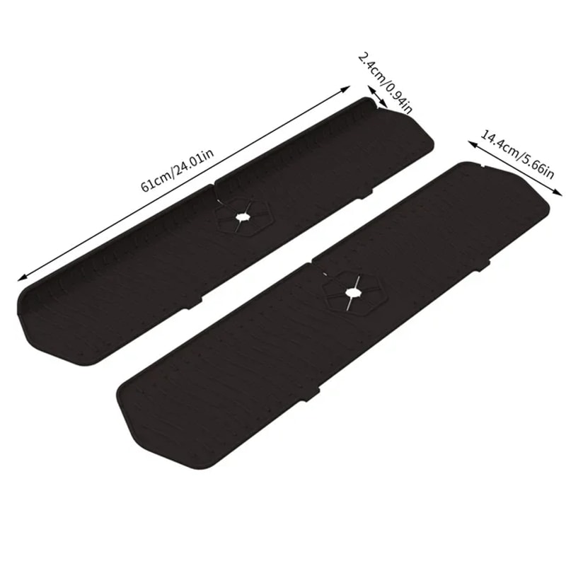 Kitchen Long Silicone Sink Faucet Mat, Splash Guard, Absorbent Countertop Protector, Kitchen Gadgets