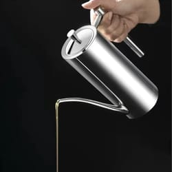 stainless steel vinegar oil bottle storage container, leak proof, dustproof kitchen utensils for home use