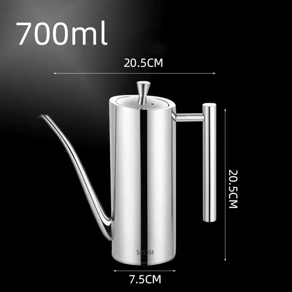Stainless Steel Vinegar Oil Bottle Storage Container Leak Proof Dustproof Kitchen Utensils For Home 6