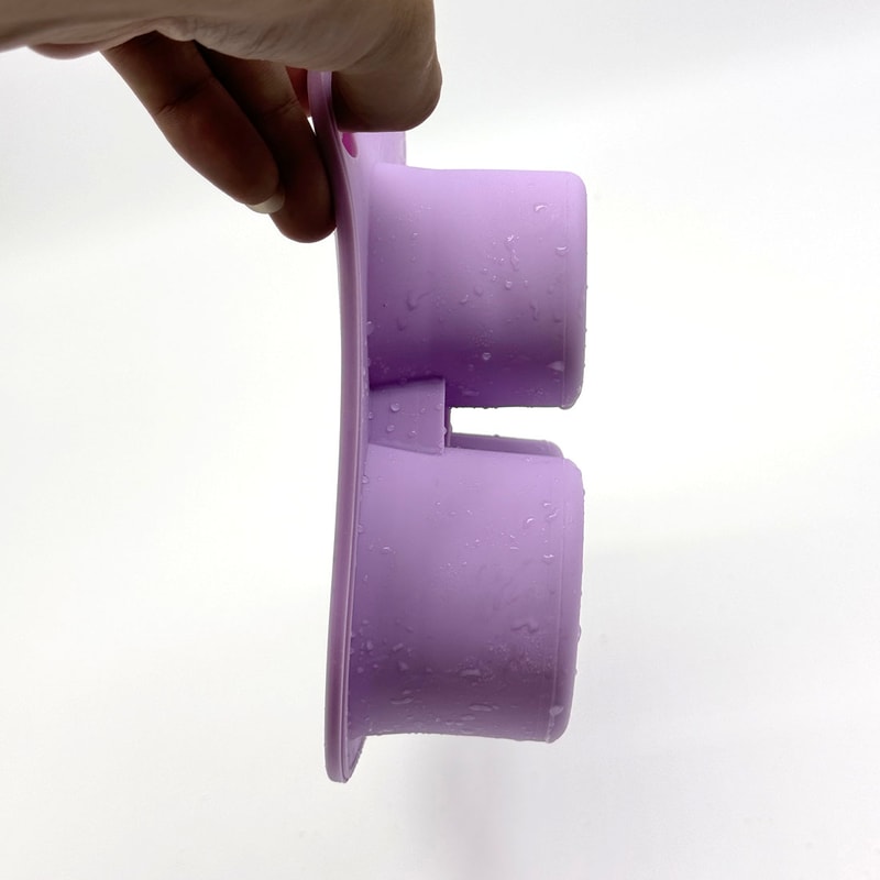 Ice Cube Tray Mold for Tumbler Stanley Cup, Silicone Cylinder Ice Cube Maker Mold with Lid, Perfect for Smooth Drinks