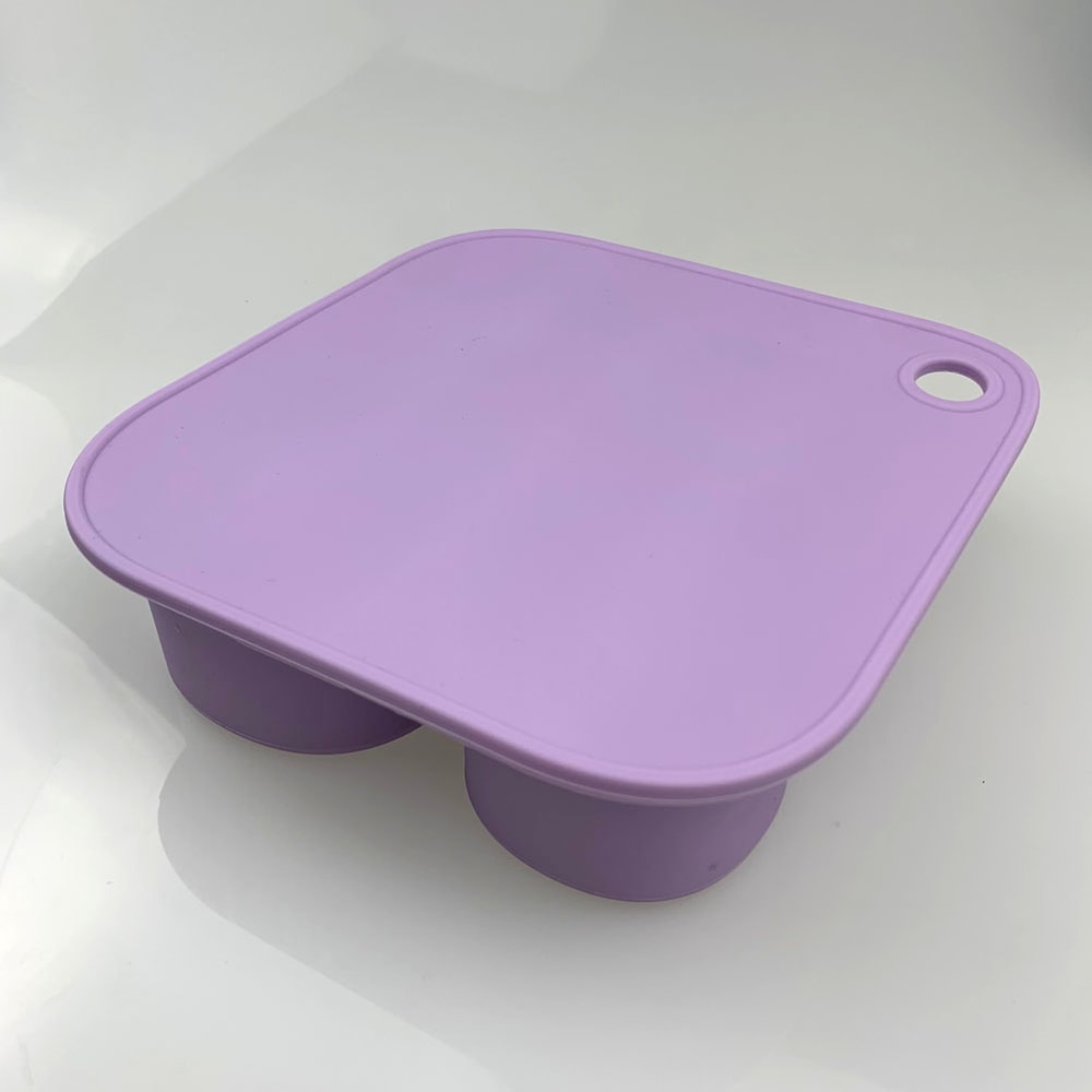 Ice Cube Tray Mold for Tumbler Stanley Cup, Silicone Cylinder Ice Cube Maker Mold with Lid, Perfect for Smooth Drinks