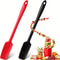 Long Handle Silicone Spatula For Kitchen NonStick Rubber Scraper For Smoothies Blenders Cooking Bak 2