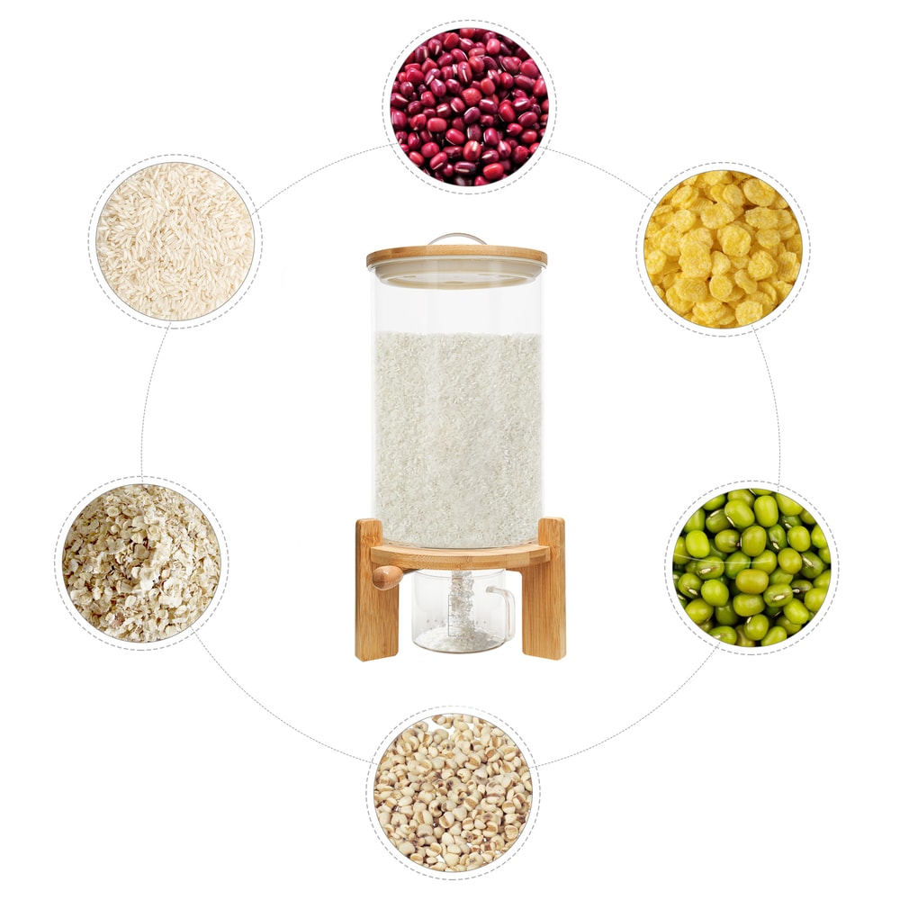 Cereal Dispenser Large Capacity Storage, Cereal Containers for Pantry Organization, Rice Flour Storage, Food Dispensers