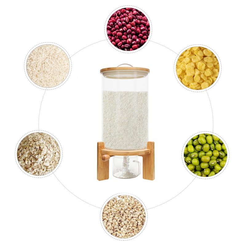 Cereal Dispenser Large Capacity Storage, Cereal Containers for Pantry Organization, Rice Flour Storage, Food Dispensers