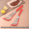 Stainless Steel Fish Frying Spatula, Edge-Wrapped Fish Flipping Spatula, Silicone Spatula for Steak Frying and Kitchen