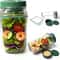The Original Salad Pod LeakProof Portable Pod Jar Salad Jar With Side Opening Dressing Cup Perfect 0