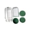 The Original Salad Pod LeakProof Portable Pod Jar Salad Jar With Side Opening Dressing Cup Perfect 6