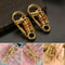 Portable Handmade Brass Keychain Birdie Keyring Creative Car Buckle Wire Winding Keyring Waist Pend 2