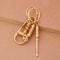 Portable Handmade Brass Keychain Birdie Keyring Creative Car Buckle Wire Winding Keyring Waist Pend 7