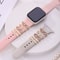 Metal Charms Watch Band Decoration Ring Apple Diamond Ornament For IWatch Bracelet Silicone Strap J