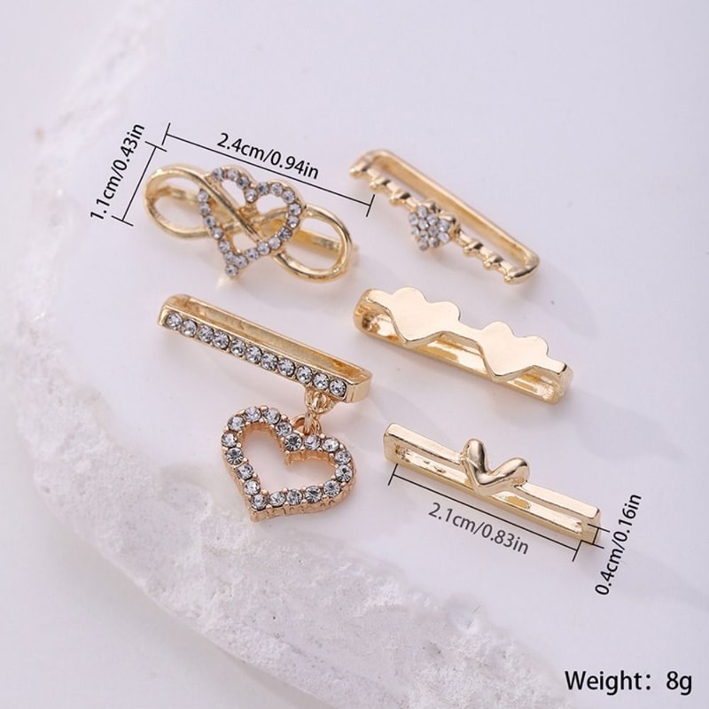 Metal Charms Watch Band Decoration Ring Apple Diamond Ornament For IWatch Bracelet Silicone Strap J