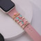 Metal Charms Watch Band Decoration Ring Apple Diamond Ornament For IWatch Bracelet Silicone Strap J