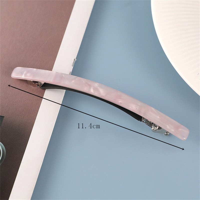 Geometric Leopard Acetate Hair Pin, Hair Clips for Gifts, Long Gifts Hair Accessories, Stylish Hairpins, Elegant Barrett