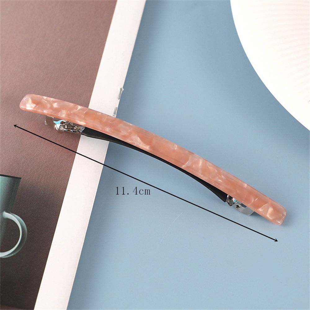 Geometric Leopard Acetate Hair Pin, Hair Clips for Gifts, Long Gifts Hair Accessories, Stylish Hairpins, Elegant Barrett