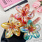 Egg Flower Hair Clips, Colorful Plastic Flower Shape Headwear, Fashion Shark Clip Claw for Vacationhair