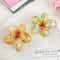 Egg Flower Hair Clips, Colorful Plastic Flower Shape Headwear, Fashion Shark Clip Claw for Vacationhair