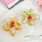 Egg Flower Hair Clips, Colorful Plastic Flower Shape Headwear, Fashion Shark Clip Claw for Vacationhair