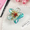 Egg Flower Hair Clips, Colorful Plastic Flower Shape Headwear, Fashion Shark Clip Claw for Vacationhair