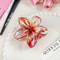 Egg Flower Hair Clips, Colorful Plastic Flower Shape Headwear, Fashion Shark Clip Claw for Vacationhair