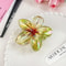 Egg Flower Hair Clips, Colorful Plastic Flower Shape Headwear, Fashion Shark Clip Claw for Vacationhair