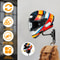 Motorcycle Helmet Rack Wall Mount Rotation Helmet Holder With Hooks Ideal For Coats Caps Bike Rugby 0