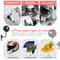 Motorcycle Helmet Rack Wall Mount Rotation Helmet Holder With Hooks Ideal For Coats Caps Bike Rugby 3