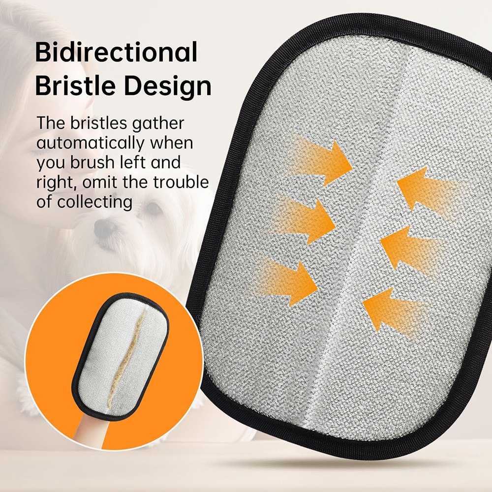 Electrostatic Pet Hair Removal Gloves Reusable Magic Brush Dog And Cat Hair Remover Tool For Laundr 1