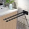 Stainless Steel Towel Holder Wall Mounted Bathroom Towel Rack Double Bar Clothes Shelf Holder Bathr 2