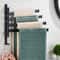Swivel Bathroom Towel Rail Multifunctional Space Aluminium Wall Towel Holder NoDrill Towel Rack For 0