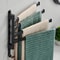 Swivel Bathroom Towel Rail Multifunctional Space Aluminium Wall Towel Holder NoDrill Towel Rack For 1
