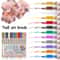 Colors Acrylic Paint Pen Set, Nail Point Graffiti Dotting Pen, Drawing Painting Markers for DIY Nail Art, Manicure Tools