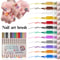 Colors Acrylic Paint Pen Set, Nail Point Graffiti Dotting Pen, Drawing Painting Markers for DIY Nail Art, Manicure Tools