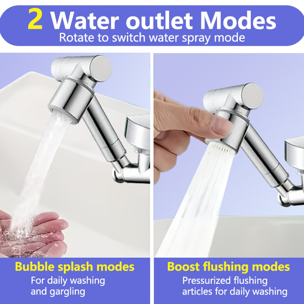 Universal Rotation Extender Faucet Aerator Splash Filter Kitchen Washbasin Faucets Bubbler Nozzle T 3