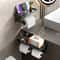 Modern Toilet Paper Holder, Aluminium Double Roll Tissue Holder, Mobile Phone Shelf, Storage Organizer for Bathroom
