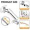 Swivel Faucet Extender Sink Aerator Scalable Splash Water Tap Extension For Kitchen Bathroom Univer 5