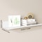Bath Storage Rack Wall Shelves, Floating Matte Black Bathroom Kitchen Organizer, Metal Shower No Drill Accessories, Home