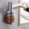 Stainless Steel Towel Rack No Drilling Towel Bar Selfadhesive Bathroom Holder Kitchen Towel Hand Ra