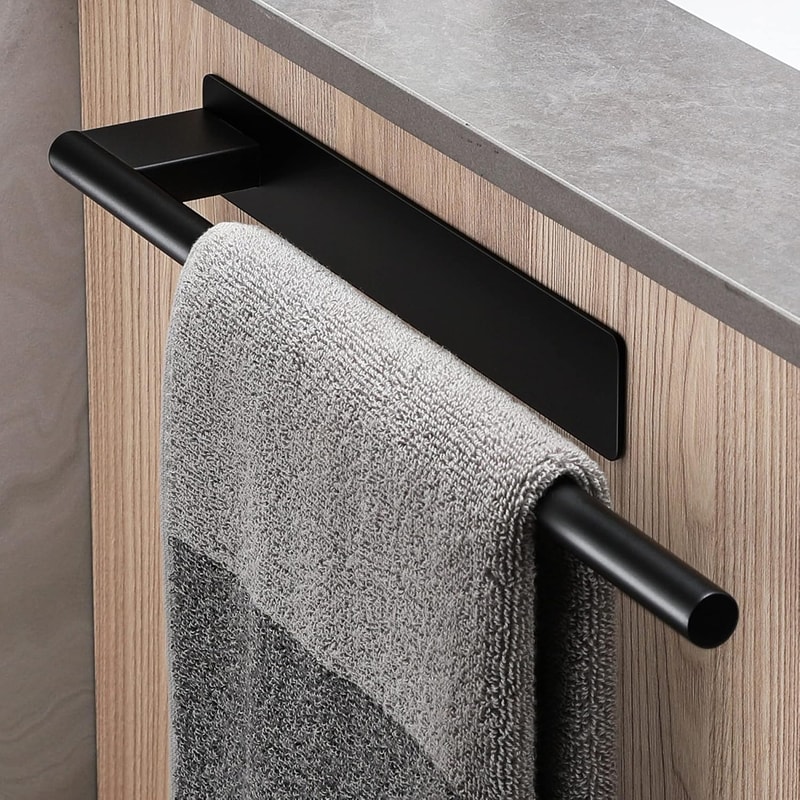 Stainless Steel Towel Rack No Drilling Towel Bar Selfadhesive Bathroom Holder Kitchen Towel Hand Ra