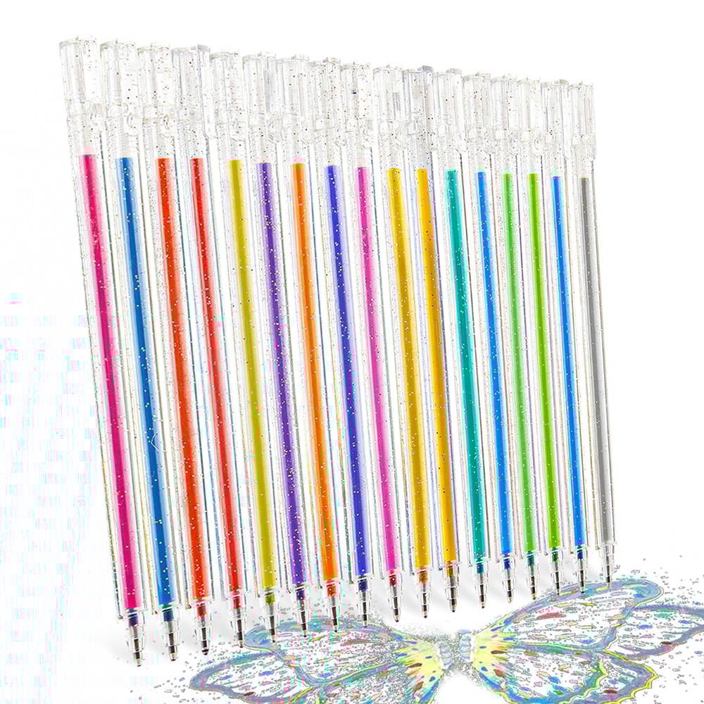 Metallic Gel Pens Quick Dry Glitter Gel Markers For Cardstock Diary Drawing Marking Coloring DIY Ar 0