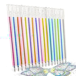 metallic gel pens quick dry, glitter gel markers for cardstock, diary drawing, marking, coloring diy art projects