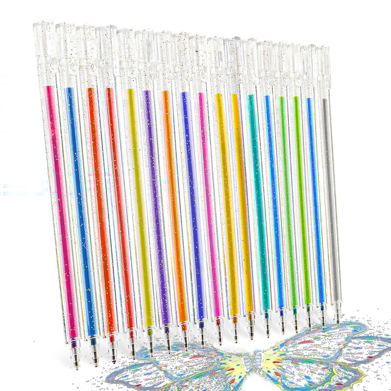 Metallic Gel Pens Quick Dry Glitter Gel Markers For Cardstock Diary Drawing Marking Coloring DIY Ar 0