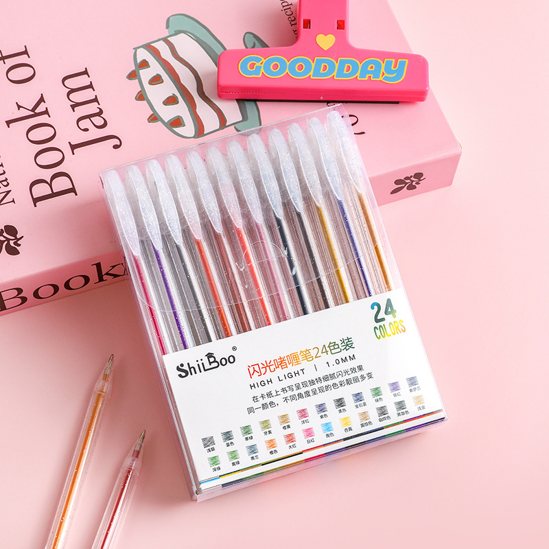 Metallic Gel Pens Quick Dry Glitter Gel Markers For Cardstock Diary Drawing Marking Coloring DIY Ar 10