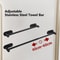 Towel Bar Adjustable Stainless Steel Bathroom Towel Rack Wall Mounted Bath Towel Holder 1