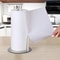 Kitchen Roll Organizer, Stainless Steel Paper Towel Holder with Weighted Base for Kitchen Countertop