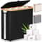 Foldable Large Capacity Toilet Paper Storage Basket, Bathroom Organizer with Lid