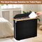 Foldable Large Capacity Toilet Paper Storage Basket, Bathroom Organizer with Lid