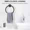 Bathroom Towel Ring, Stainless Steel, Matte Black Hand Towel Holder, Round Towel Hanger, Hardware Accessories Storage
