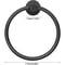 Bathroom Towel Ring, Stainless Steel, Matte Black Hand Towel Holder, Round Towel Hanger, Hardware Accessories Storage